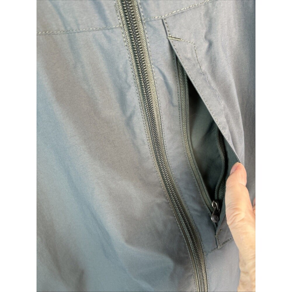 Vrg The North Face Hydrenalite Windbreaker Jacket Mens XLarge Teal And Gray - Picture 3 of 11